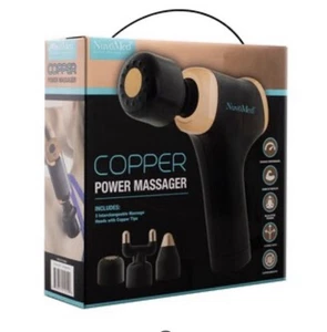 NuvoMed Copper Power Massager - Rechargeable - Cordless - BRAND NEW - SEALED BOX - Picture 1 of 4