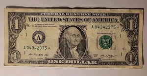 2013 1 Dollar Schein Stern Schein - Bild 1 von 3