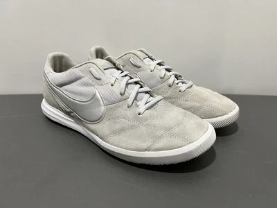 Nike Tiempo Premier 2 Sala IC (AV3153-002) "Pure Platinum" Size 8.5 - Image 1 of 4