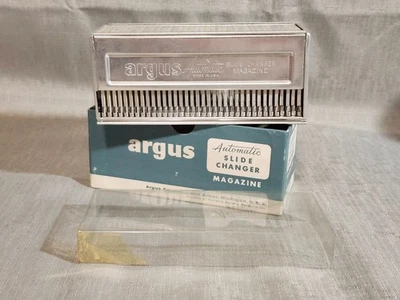 Vintage Argus Automatic Slide Changer Magazine No. 593 FULL OF 1960 SLIDES - Image 1 of 4