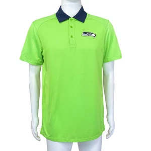Nike Polo Herren M Limettengrün Polyester NFL Seahawks Dri-FIT - Bild 1 von 14