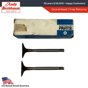 1968-1976 Dodge Chrysler Plymouth 383 400 440 Exhaust Valve Set of 2 3512095 NOS - Picture 1 of 10