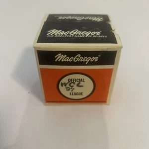 Vintg MacGregor Official League 97Baseball in Sealed Box 1960-70s Era Read Detai - Picture 1 of 10