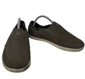 Olukai Noshea Mesh Green Slip-On Men's Shoes Sz 8.5 WEAR  - Picture 1 of 7