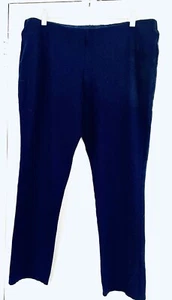 Lauren Ralph Lauren Stretch Tapered Ankle Hose Damen Navy Blau Pull On Large - Bild 1 von 2