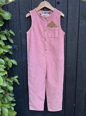 NWT Mini Boden Pink Corduroy Jumpsuit Size Girls' 5-6y - Image 1 of 4