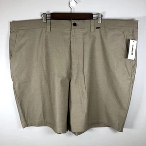 Nuevos pantalones cortos Hurley para hombre talla 54B marrón claro  - Imagen 1 de 17