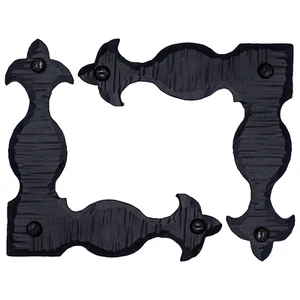 2 Pack 4" Decorative L Corner Bracket, Rustic Right Angle Bracket, Iron Brace - Picture 1 of 4