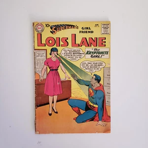 SUPERMAN'S GIRLFRIEND LOIS LANE #16 - 1960-SILVER AGE VG "KRYPTONITE GIRL"! RARE - Picture 1 of 14