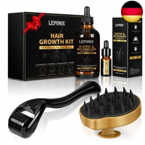 LEPONIX Rosmarinöl Haare, 120ml Rosemary Oil for Hair Rosmarin öl Mit Kopfhaut M