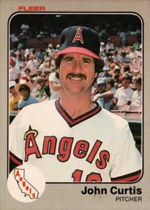 Fleer Baseball 1983 #84 - John Curtis - California Angels 83-819 - Imagen 1 de 2