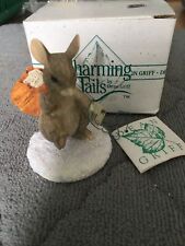 Charming Tails Mail Mouse Holiday Figurine - New In Box