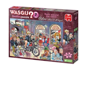 WASGIJ? Rock alrededor del reloj! Rompecabezas RETRO DESTINY #7 1000 piezas de Jumbo - Imagen 1 de 4