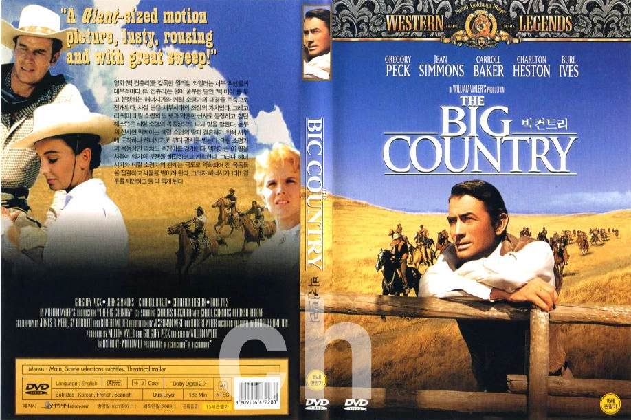 The Big Country (1958) - William Wyler, Gregory Peck, Jean Simmons  DVD NEW - Image 1 of 1