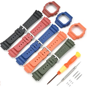 Correa de reloj para Casio DW-5600E G-5600E GW-M5610 DW-5000 GLX-5600 GW-M5600 - Imagen 1 de 22