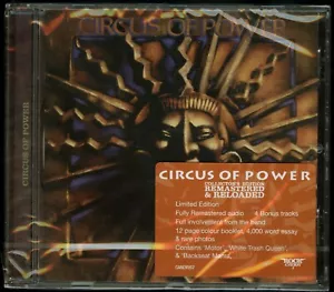 Circus Of Power self titled 1988 CD new Rock Candy Records Reissue s/t same - Picture 1 of 2