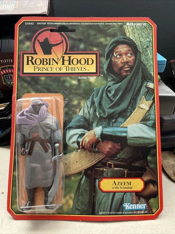 Robin Hood Prince of Thieves Azeem 1991 Kenner Action Figure Vintage Toy NEW Cover