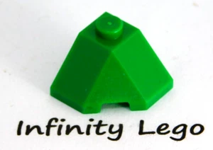 10 LEGO Green Wedge 2 x 2 (45°) Corner Slope Roof (13548) 10 Pieces - Bild 1 von 1