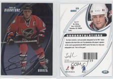 2002-03 ITG Be A Player Signature Series Signatures Stu Barnes #074 Auto