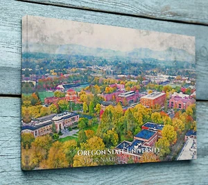 Oregon State University watercolor. Graduation gift, Oregon State University , - Picture 1 of 6