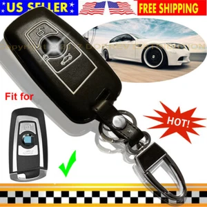 Shell Leather Cover Fob Case Protector Entry Keyless Holder Glowing for BMW Key - Bild 1 von 6