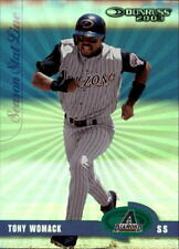 2003 Donruss Stat Line Season Diamondbacks Baseball Card #232 Tony Womack/90