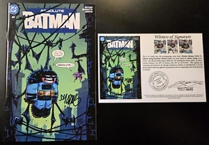 Absolute Batman (2024) #1 Young variante esclusiva FIRMATO Skottie Young notarile - Foto 1 di 6