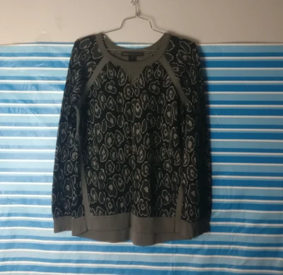 Suéter tejido acanalado cuello redondo raglán manga larga estampado animal Marc by Marc Jacobs Foto 1 de 4