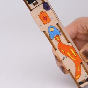 Laterne aus Holz zum Zusammenbauen – Elektronik-Bausatz für Kinder zum Selbermac - Bild 1 von 1