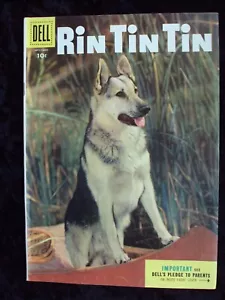 RIN TIN TIN #10 1955 DELL COMICS GOLDEN AGE - Picture 1 of 2