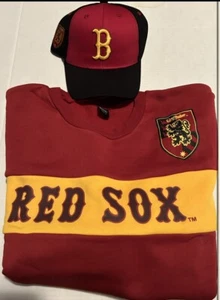 Red Sox SGA Harry Potter Crewneck Gryffindor House Fenway Park New Size XL & Cap - Picture 1 of 5