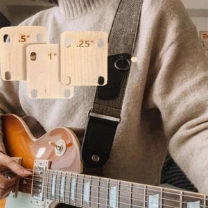 Cuñas de cuello de guitarra clásica 3 piezas 0,25/0,5/1 grado piezas de repuesto - Imagen 1 de 7