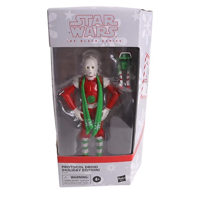 孩之宝星球大战黑色系列假日版协议机器人 2021 - 密封 — 第 1/4 张图片
