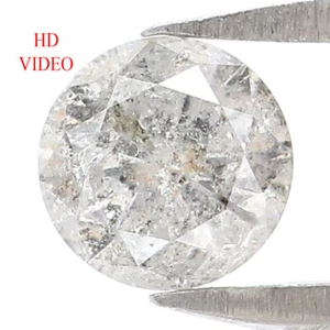 0.40 CT Natural Loose Round Shape Diamond 4.65 MM Salt And Pepper Diamond LQ2802 - Picture 1 of 8