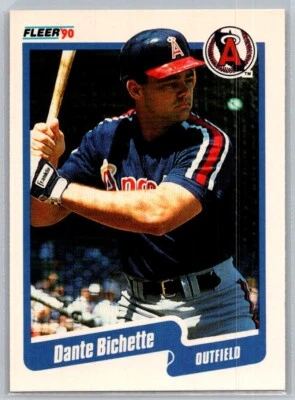 💎1990 Fleer Baseball #127 Dante Bichette - California Angels💎 - Image 1 of 2