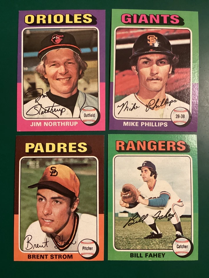 1975 Topps Baseball Mini Singles All Pictured Combine Shipping! EXMT+ 419-660 - Image 1 of 1