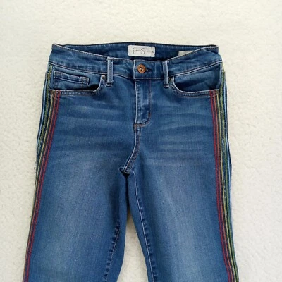 Jessica Simpson Jeans Arrow Straight Womens 25 Blue Stretch Denim Cotton Blend - Image 1 of 4