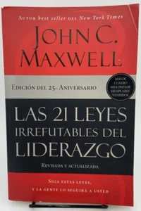 SPANISH The 21 Irrefutable Laws of Leadership John C. Maxwell 2022 Paperback - Picture 1 of 10