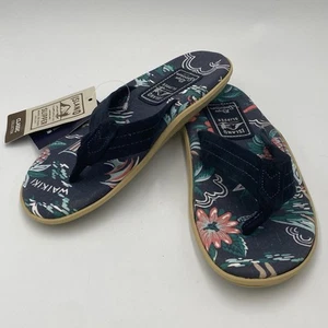 REYN SPOONER Island Pro Flip-Flops Men’s Size 7 Dress Blues Island Slipper. - Picture 1 of 13