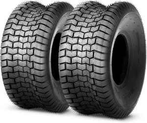 Juego de 2 neumáticos para tractor de jardín sin cámara 13x5,00-6 13x5-6 neumáticos de 4 capas - Imagen 1 de 5