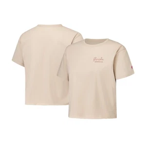 Women's League Collegiate Wear Tan Florida State Seminoles Clothesline Cotton - Picture 1 of 3
