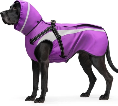 Impermeabile per Cani Cappotto Cane Ombrello per Cani Vestiti Mantellina Pioggia - Immagine 1 di 4