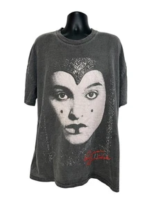Camisa Star Wars Goat Crew Queen Amidala XL Gran Tamaño Gráfico Cara Gris Lucasfilm - Imagen 1 de 6