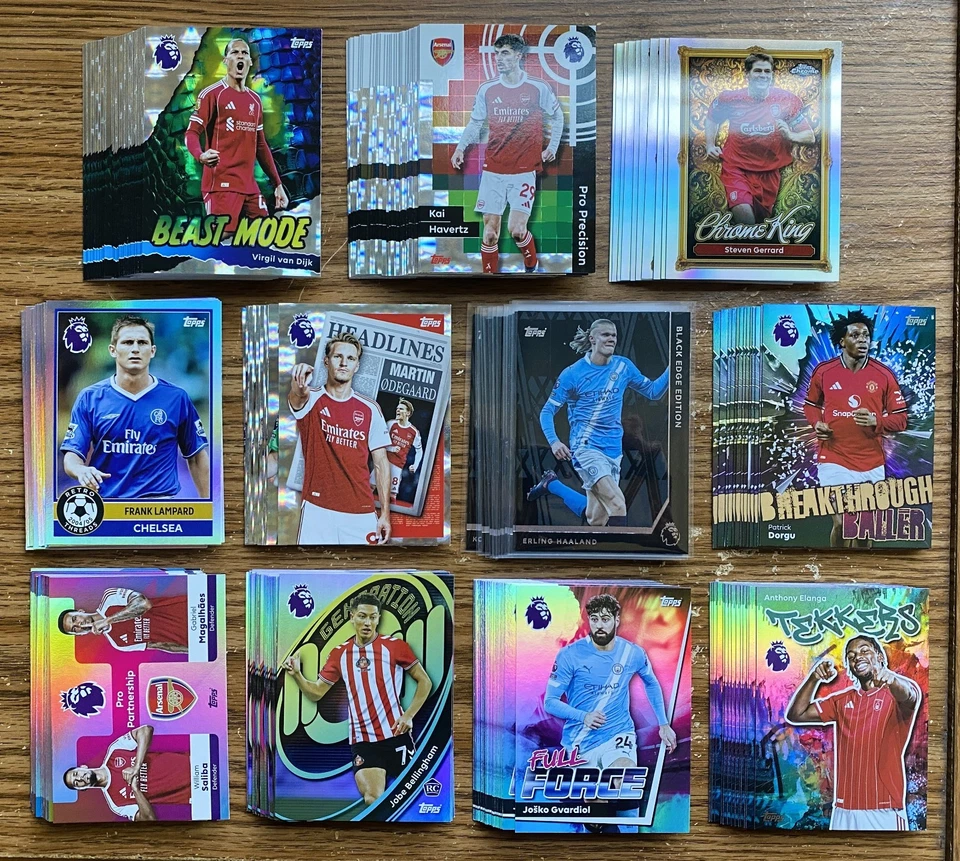 2025-26 Topps Premier League Insert PICK COMPLETE SET Black Edge, Chrome Kings + - Image 1 of 1