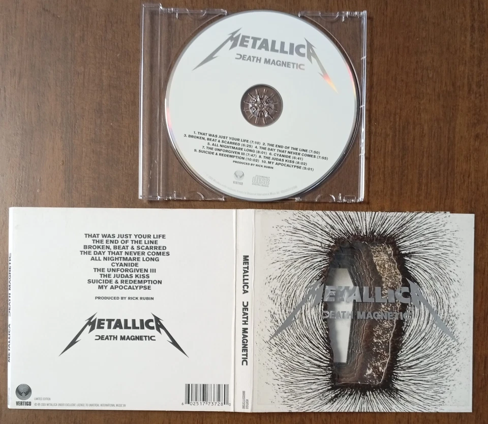 (Digipak) Metallica - Death Magnetic - 2008 Europe Import CD ** Ozzy Osbourne - Image 1 of 1