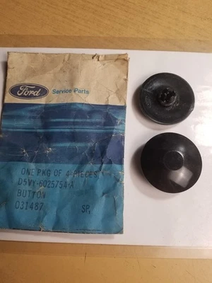 OEM Ford D5VY-6025754-A Botones estabilizadores de ventana de puerta delantera 1975-79 Lincoln Foto 1 de 4