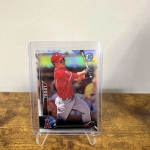 Bowman Chrome #1 Mike Trout Refractor 159/499 Angels 2016 - Imagen 1 de 2