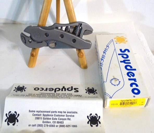 "Spyderco" "SpydeRench" Multitool w/Box & Paperwork Y2K Never Used - Image 1 of 4