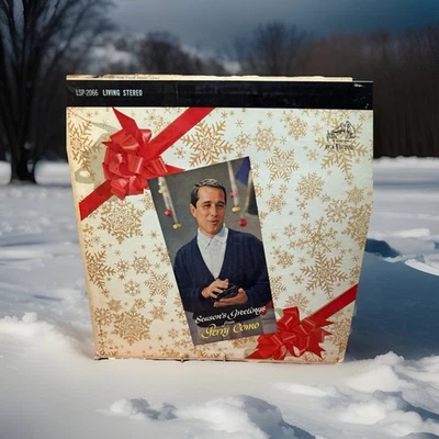 1959 Perry Como SEASONS GREETINGS Vinyl Lp LSP 2066 RCA VICTOR Records 33rpm 12 - Image 1 of 4