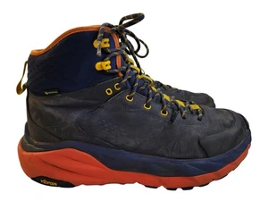 Hoka Kaha One GTX Men’s Hiking Boot Size 9 Blue And Orange - Picture 1 of 8